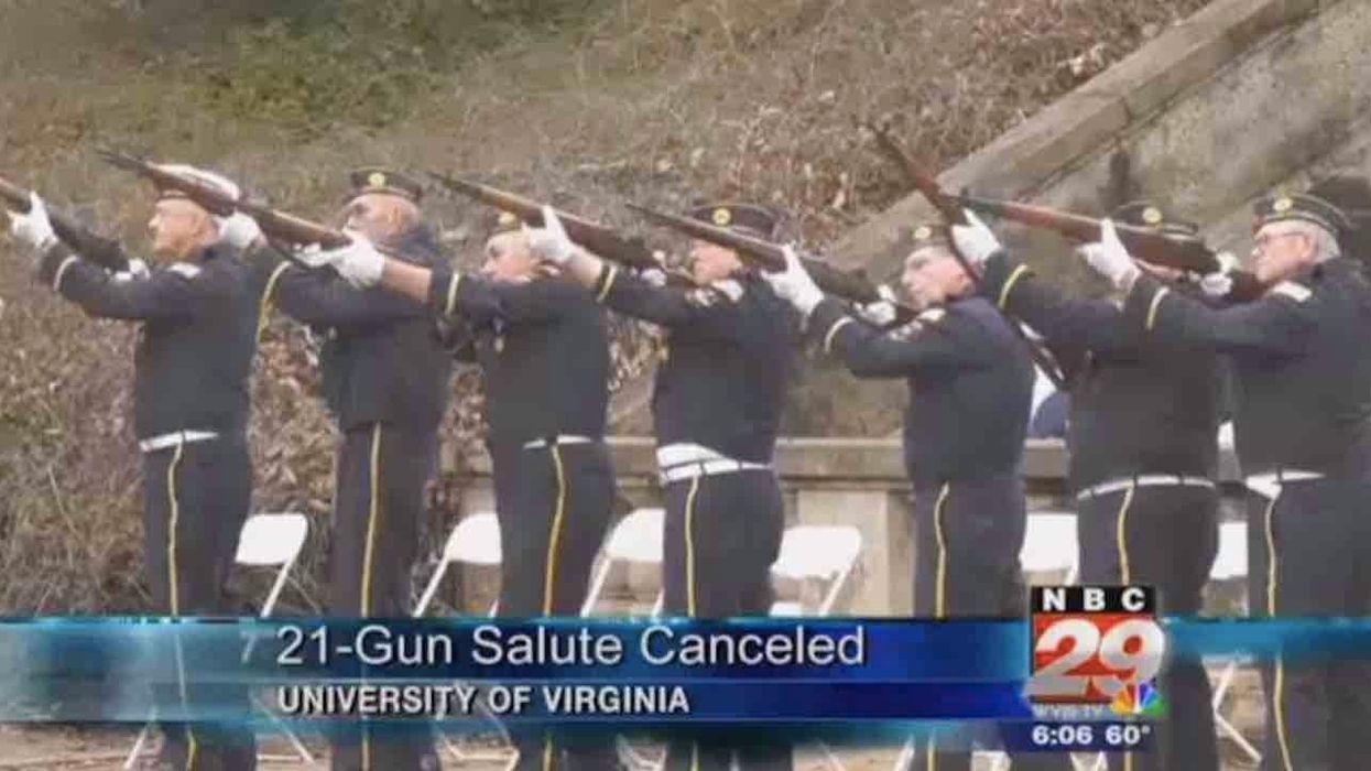 UVA reinstates 21-gun salute for Veterans Day after outcry; college had banned salute over 'panic' concerns due to 'gun violence in US'