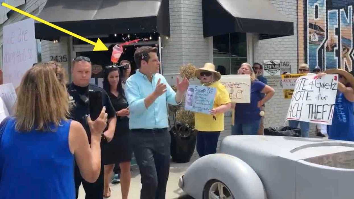 Leftist woman who threw red slushie drink at GOP Rep. Matt Gaetz sentenced to 15 days in prison