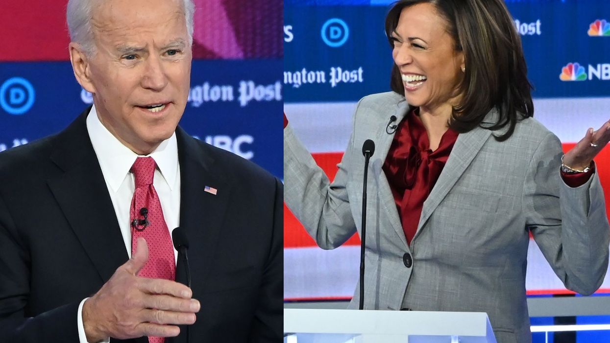 Joe Biden issued a 'colossal' gaffe during the Democratic debate, and everyone in the audience burst out laughing