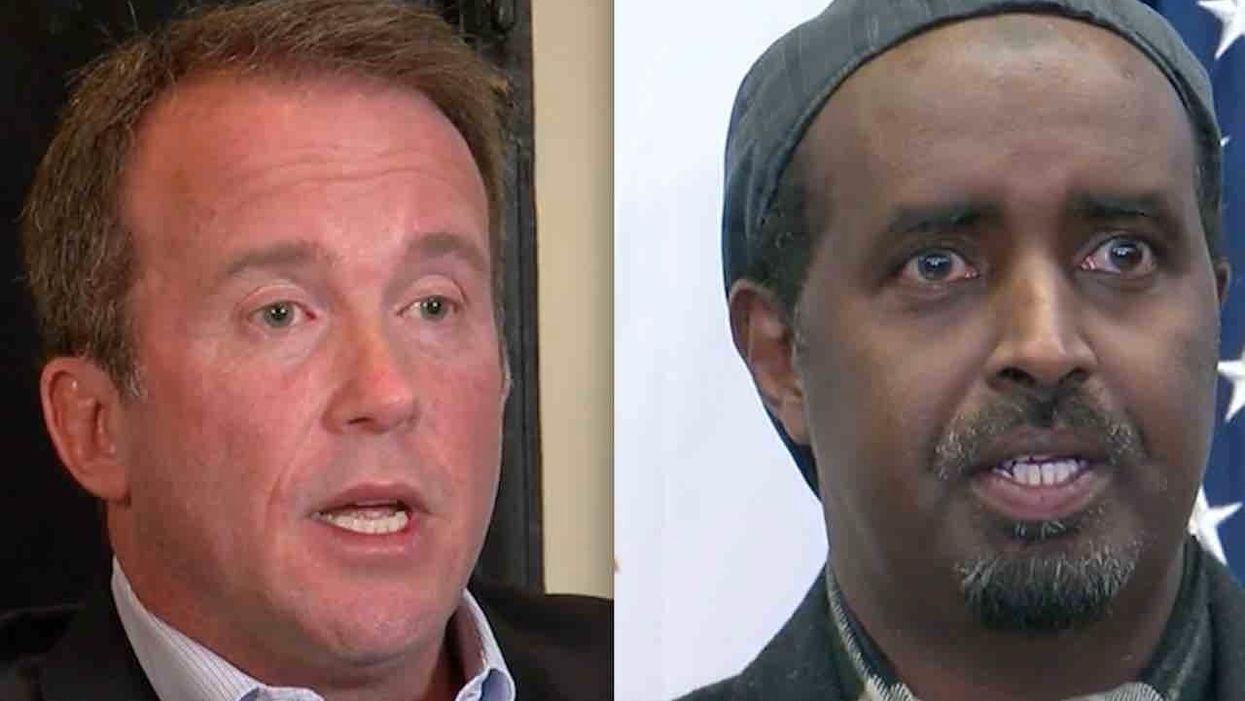 White man accused of punching, telling Muslim delivery driver to 'go back to your country' says he has proof none of it happened