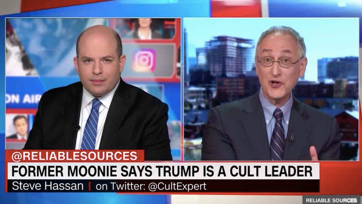 CNN's Brian Stelter gives platform to guest claiming President Trump leads 'destructive cult,' uses mind control to make 'obedient followers'