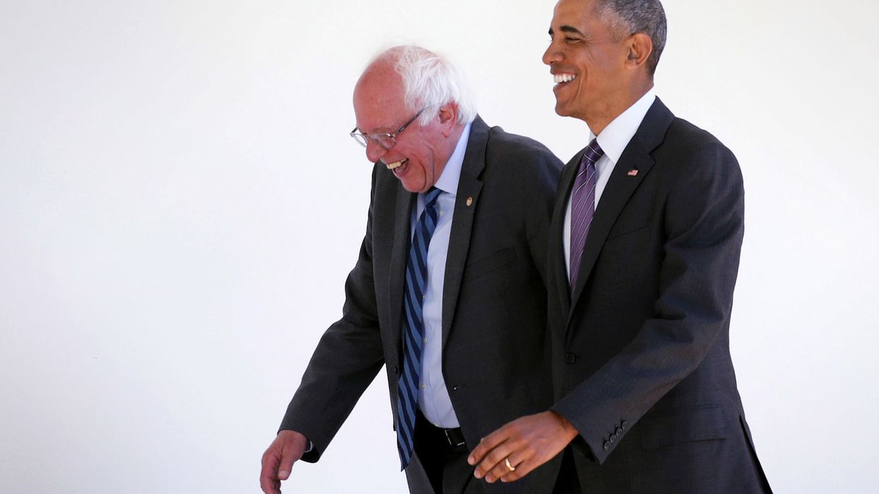 Obama has said he would publicly oppose Bernie Sanders if he gains momentum in the primary, adviser says