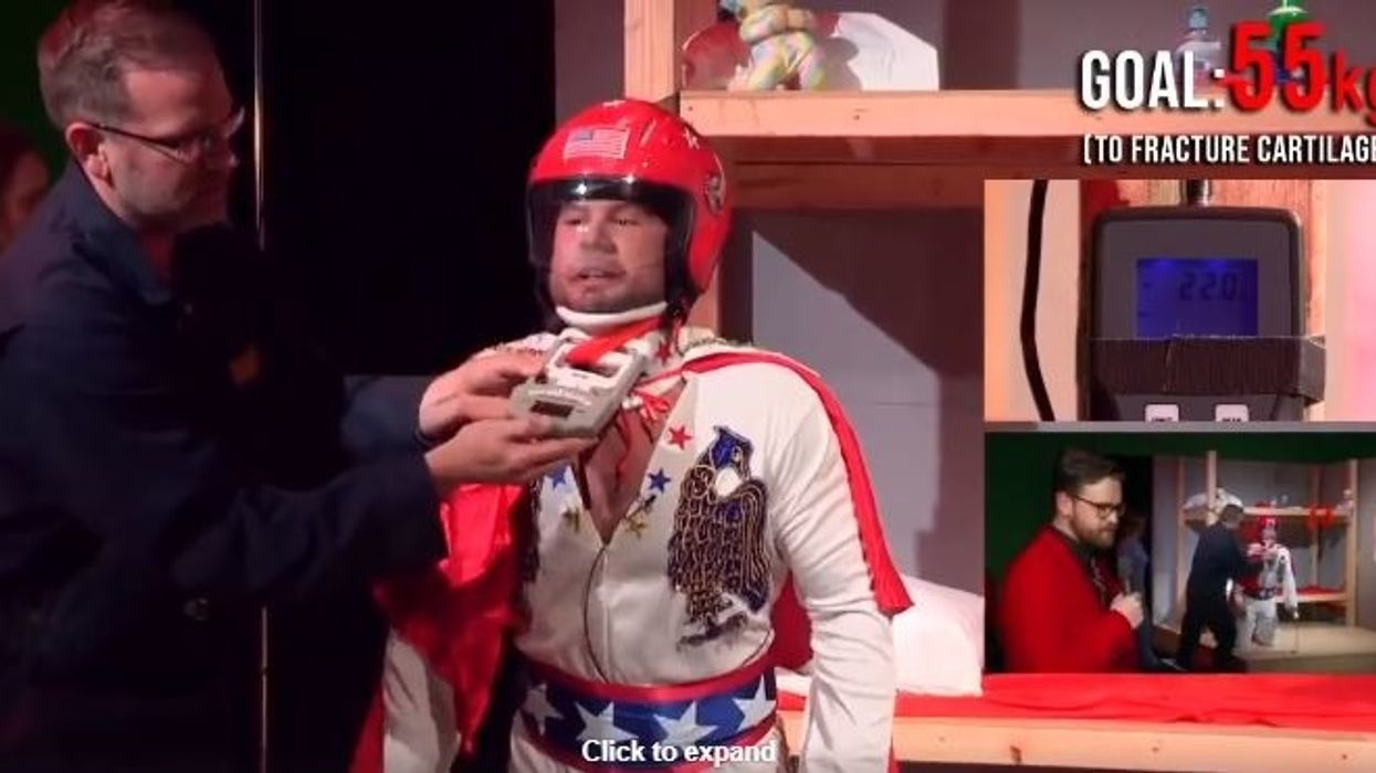 Steven Crowder investigates Epstein’s ‘suicide’ in satirical re-enactment