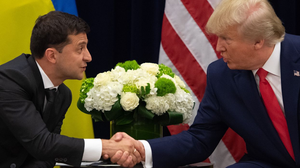 Ukraine President Zelensky says there was no quid pro quo with Trump, but criticizes withholding of aid