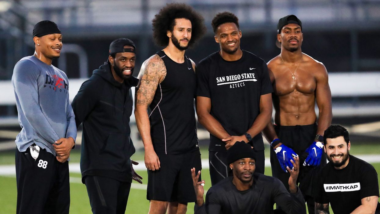 Colin Kaepernick's workout results in NFL team signing — but for his receiver, not for Kaepernick