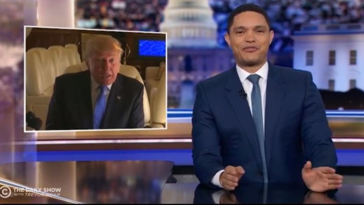 Trevor Noah misread interaction between Presidents Macron and Trump