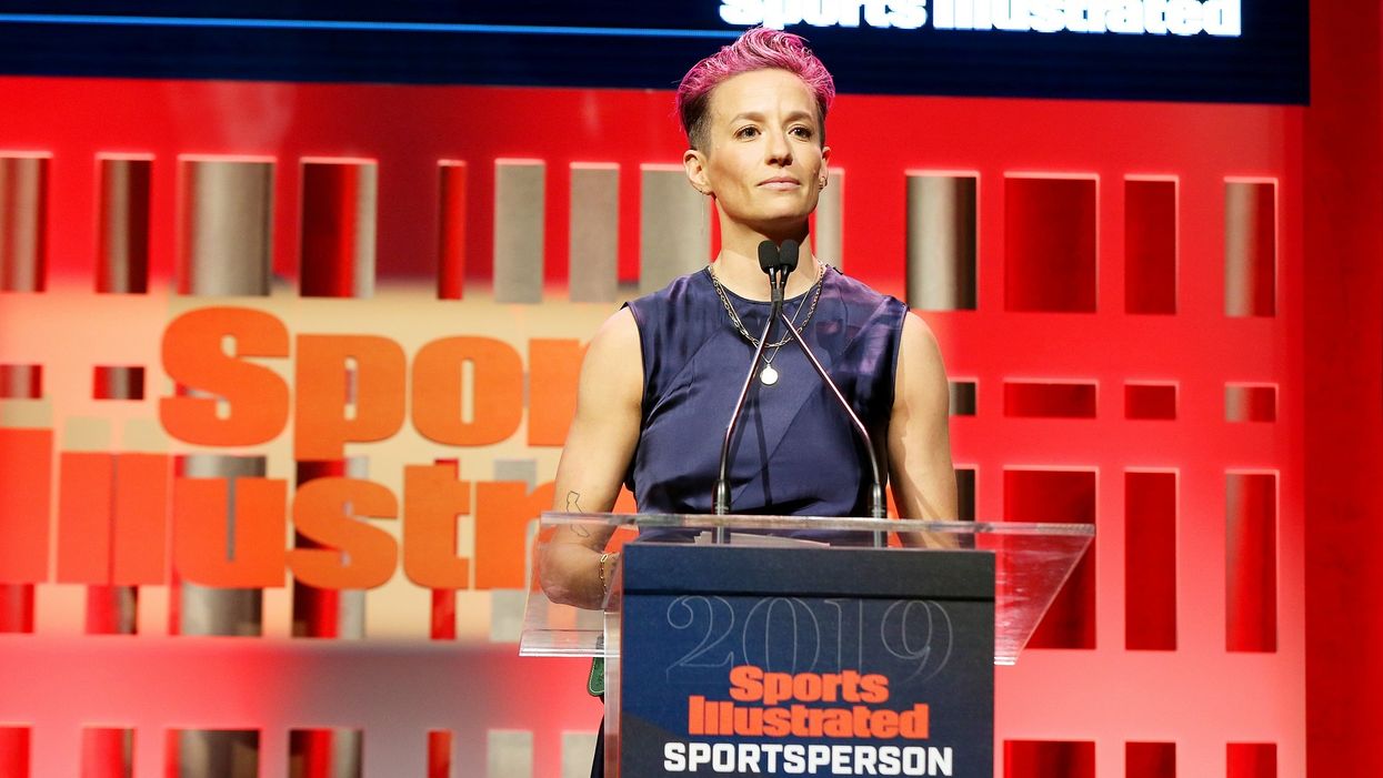 US Soccer star Megan Rapinoe slams Sports Illustrated for lack of diversity while accepting its award