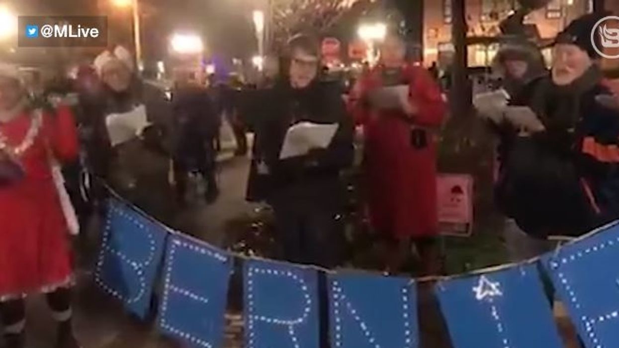 Bernie supporters celebrate the holiday season with socialist renditions of classic 'Christmas' carols