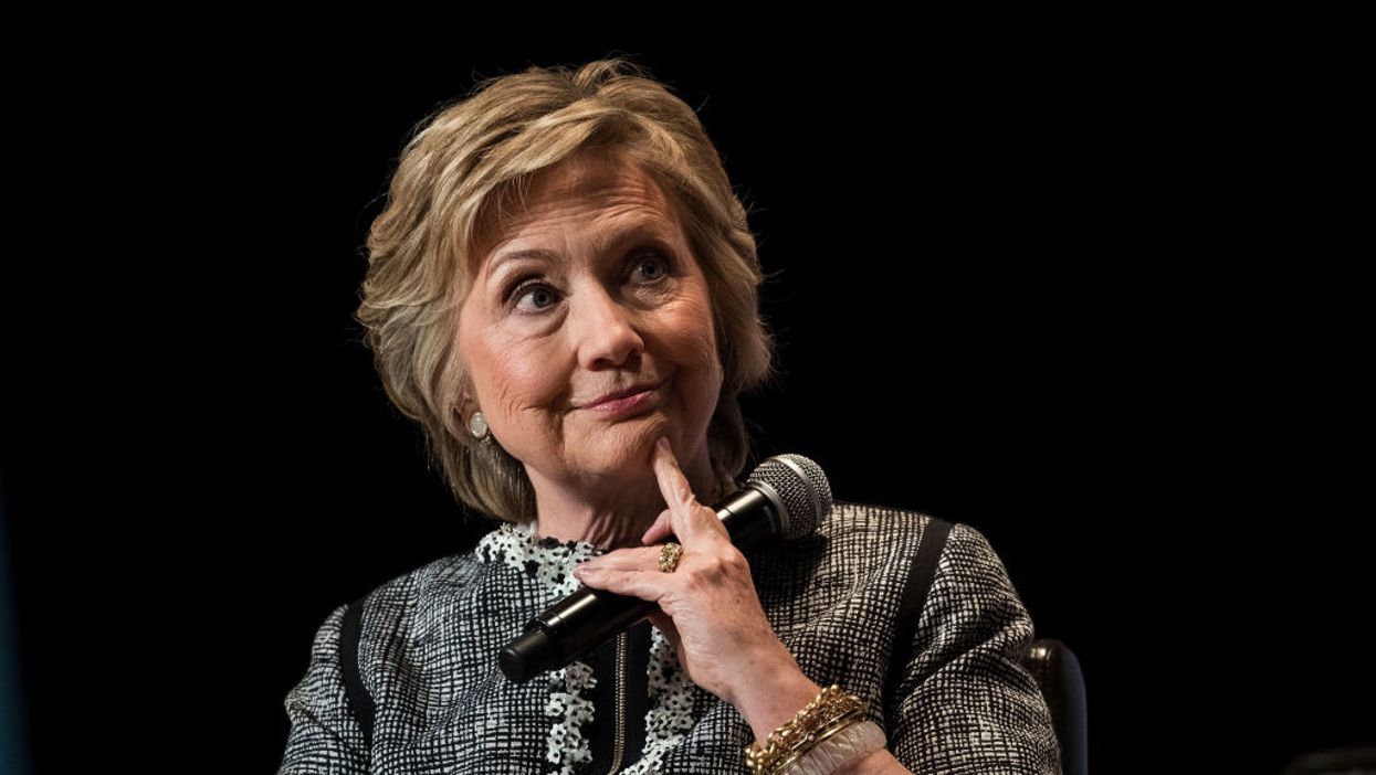 Hillary Clinton gets thumped by reporter after offering up 'evidence' against President Trump