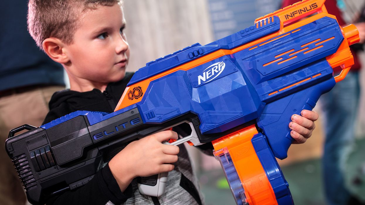 Nerf criticized for selling 'assault weapon' toys: 'How does promoting play with huge automatic weapons create joy?'