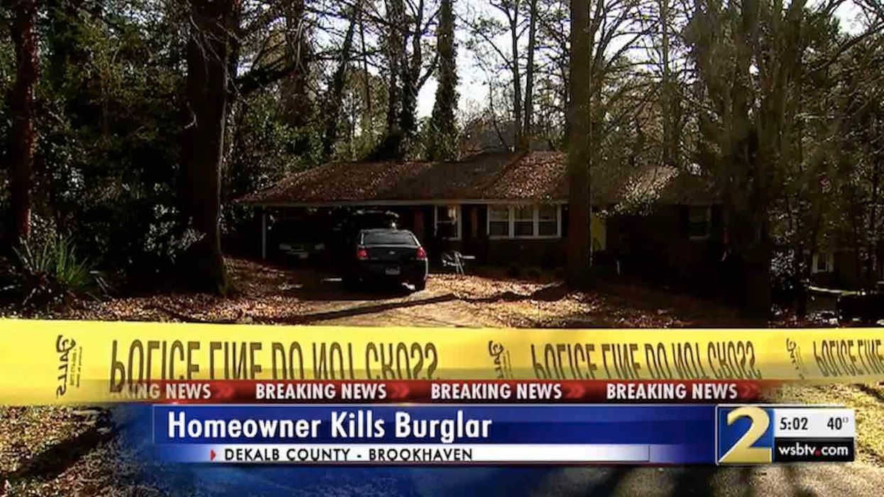 Homeowner walks into his house, discovers daytime burglary in progress. But he has a gun — and the suspect doesn't make it out alive.