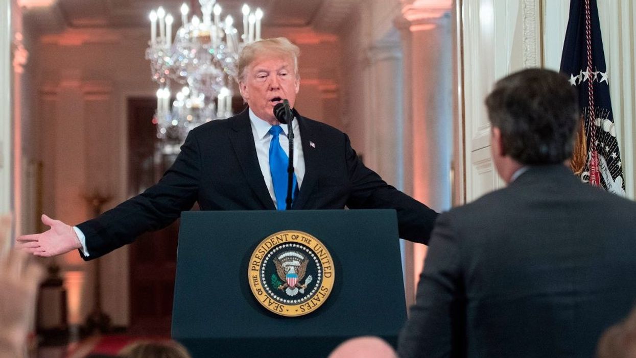 CNN ran two stories saying Trump opposes Russia sanctions as he was about to sign one into law