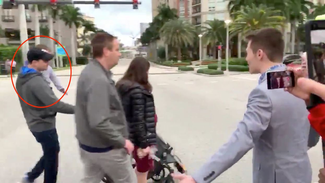 VIDEO: Ben Shapiro harassed by Holocaust denier as he was out with his pregnant wife and children