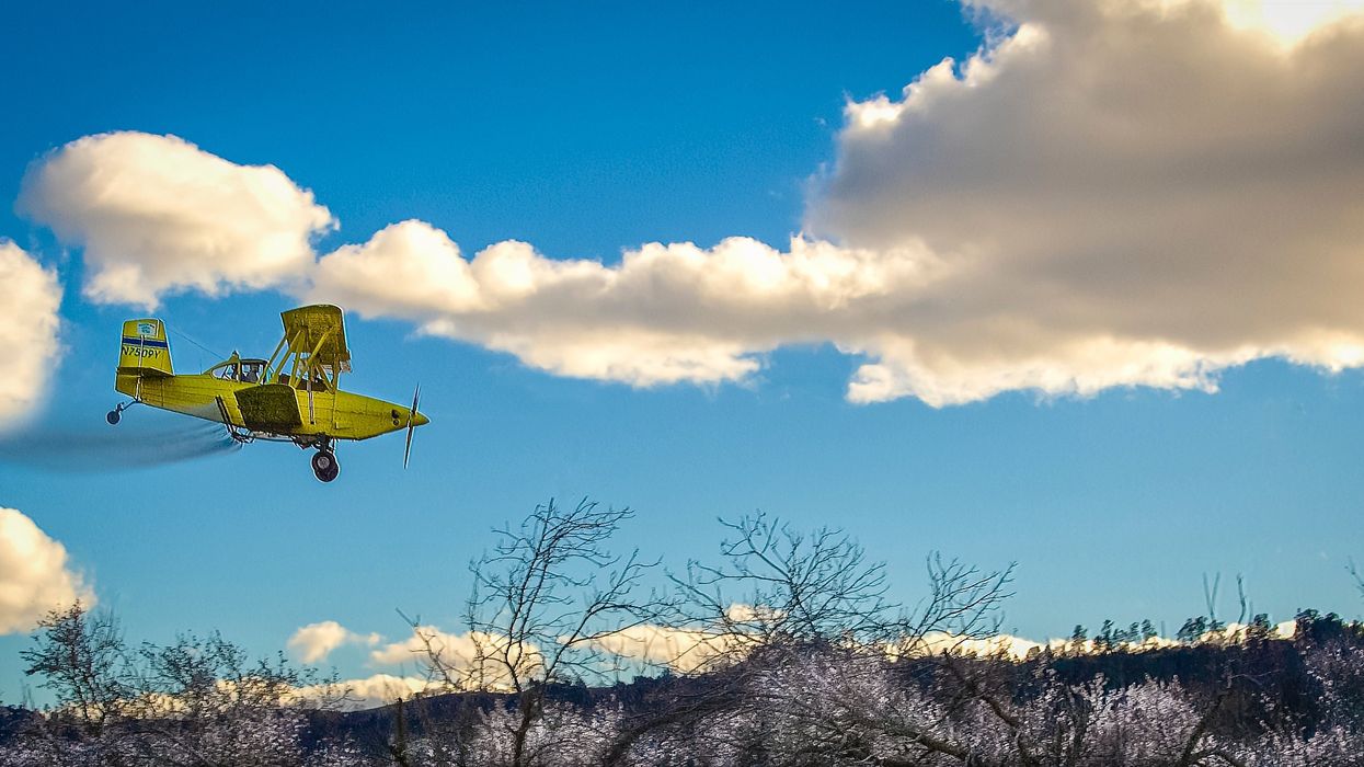 Louisiana church spreads 100 gallons of holy water on the city and farms using a crop duster