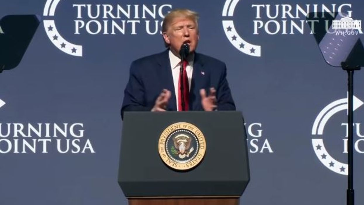 WATCH: ​Trump trashes the Green New Deal at TPUSA Summit; Jon Miller trashes AOC on Earth Day