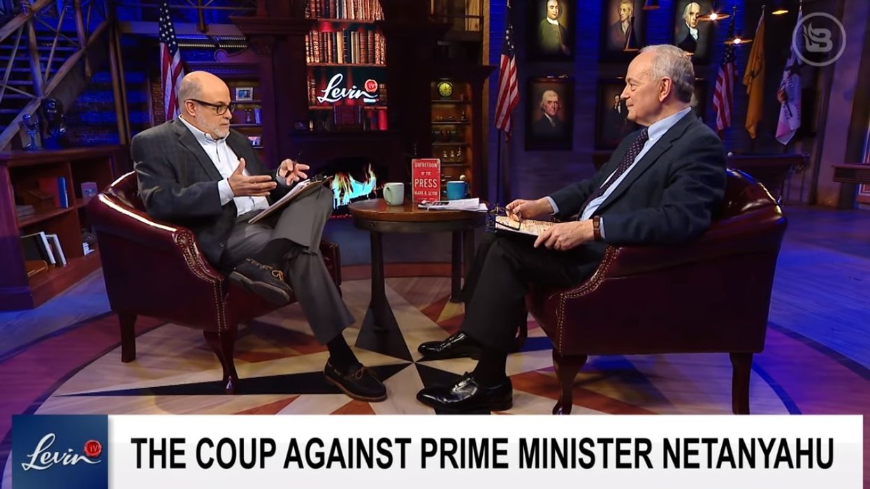 WATCH: Embattled Netanyahu touts Mark Levin video amid indictments: This is 'a coup attempt of a sitting prime minister'
