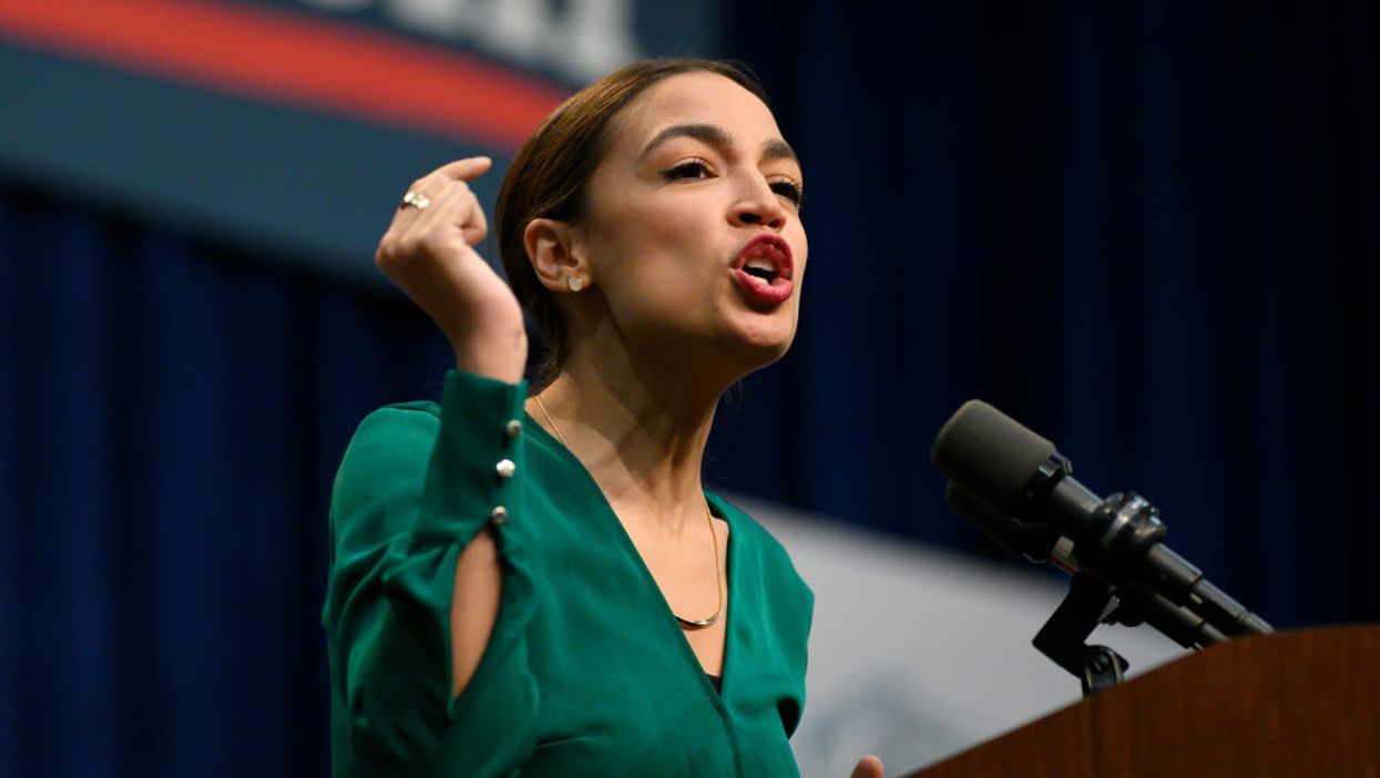 AOC isn't happy about sharing a political party with Joe Biden