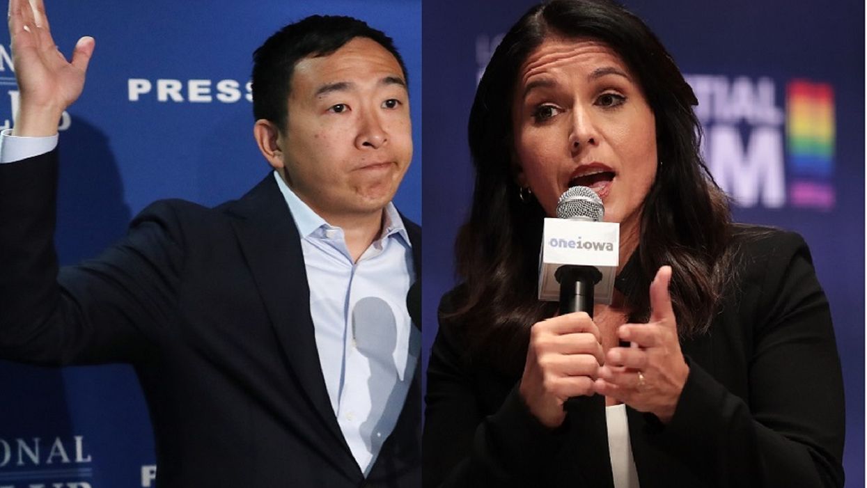 CNBC blasted for using photos of other people in place of both Yang and Gabbard