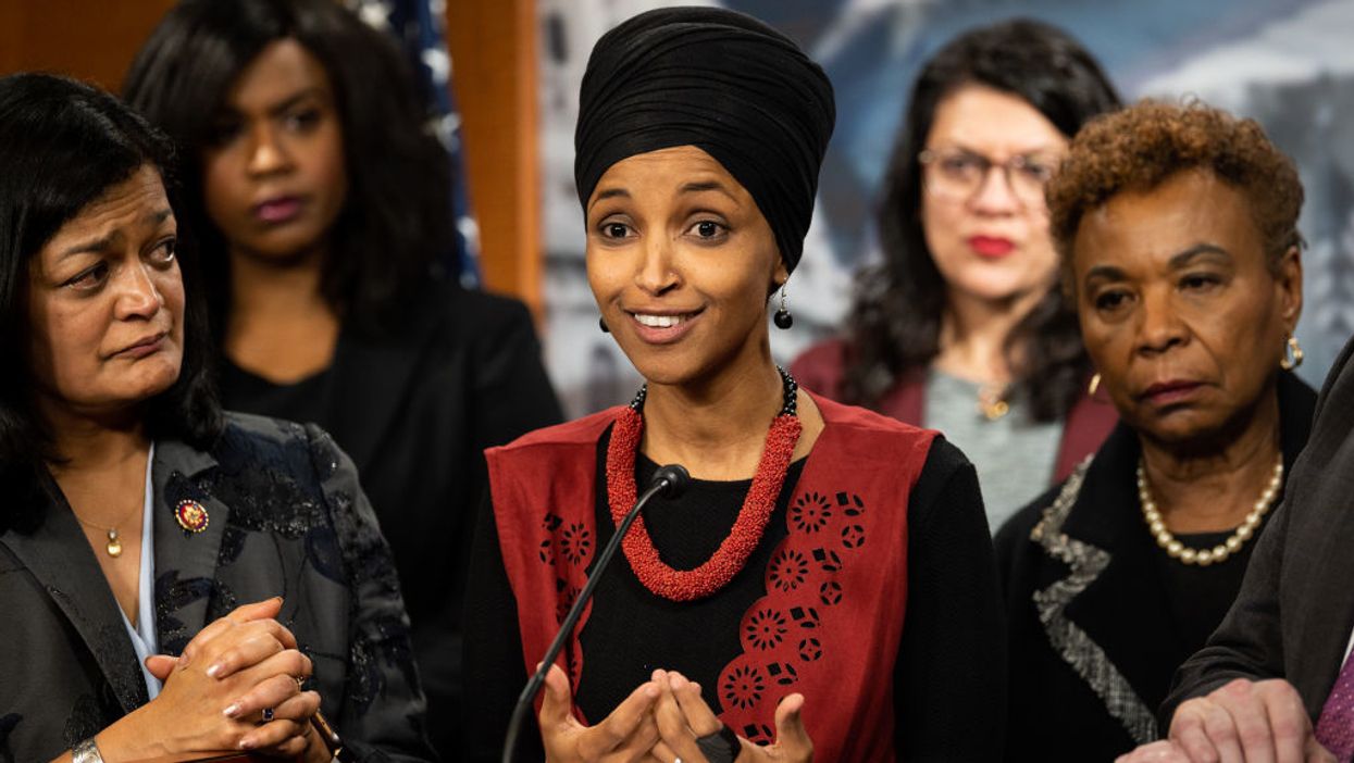 VIDEO: Rep. Ilhan Omar laughs while colleagues talk about US casualties in Iraq War, then turns around and condemns sanctions on Iran