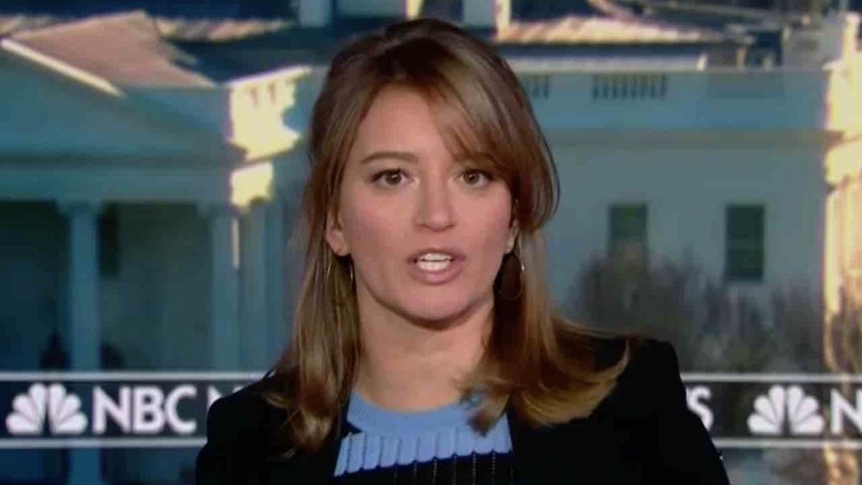 MSNBC's Katy Tur gets testy over President Trump being 'flanked by stern white military men' while addressing nation about Iran