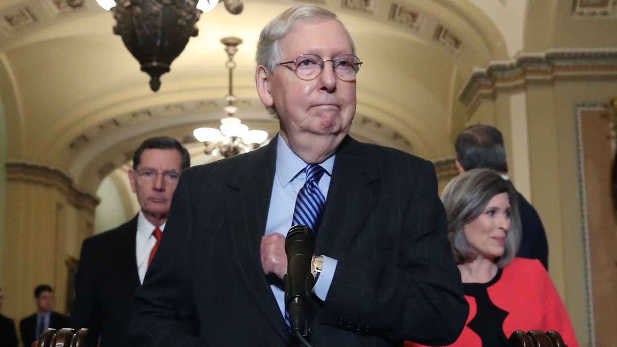 Mitch McConnell signs on to resolution allowing dismissal of impeachment without articles