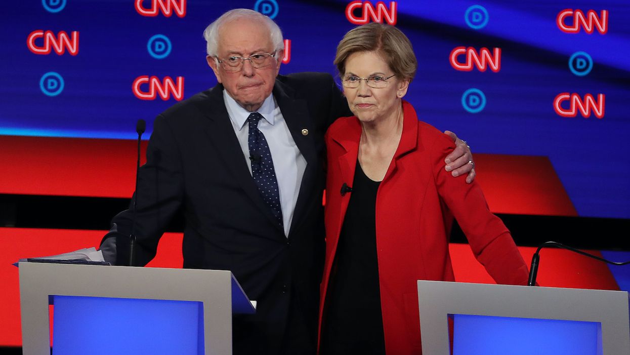 Elizabeth Warren calls out Bernie Sanders for 'sending his volunteers out to trash me'