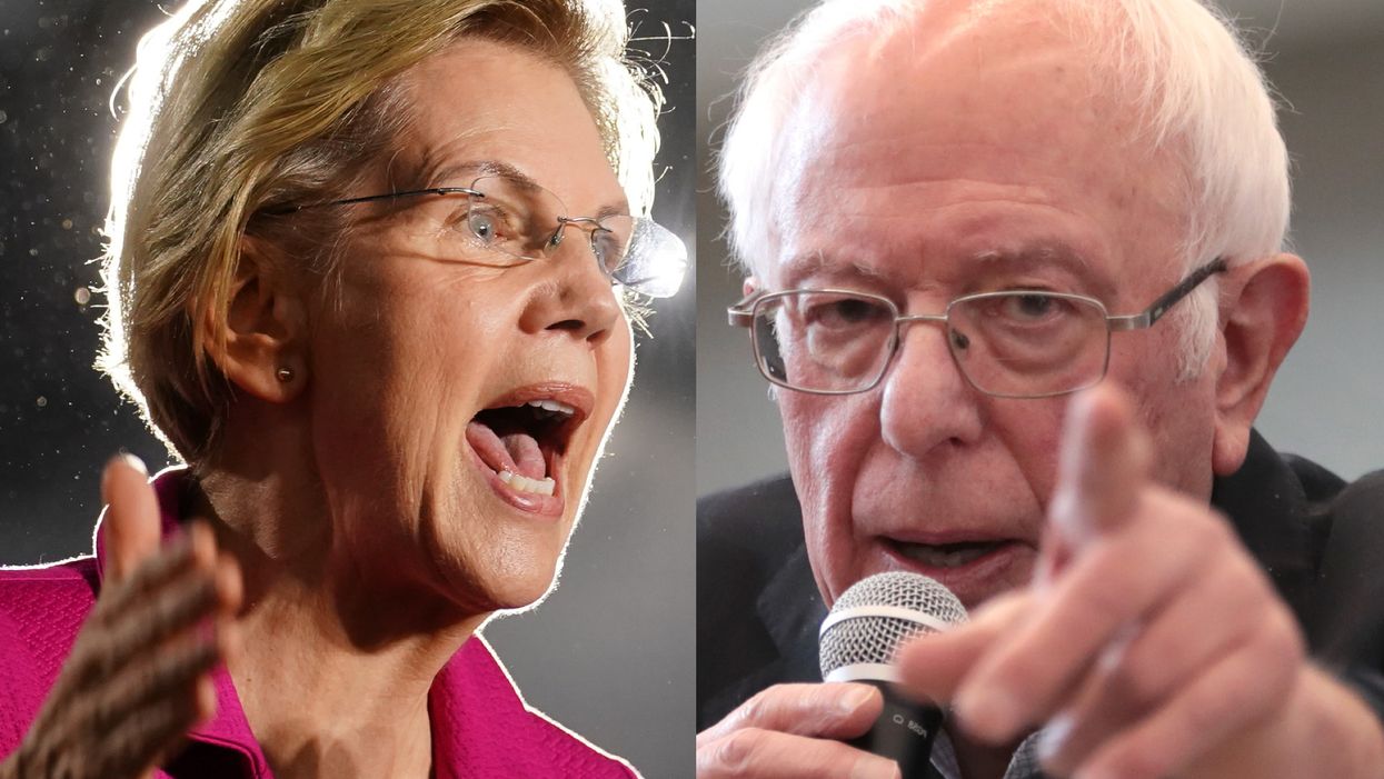 Bernie Sanders angrily denies CNN report that he told Liz Warren a woman couldn't be elected — and she just responded