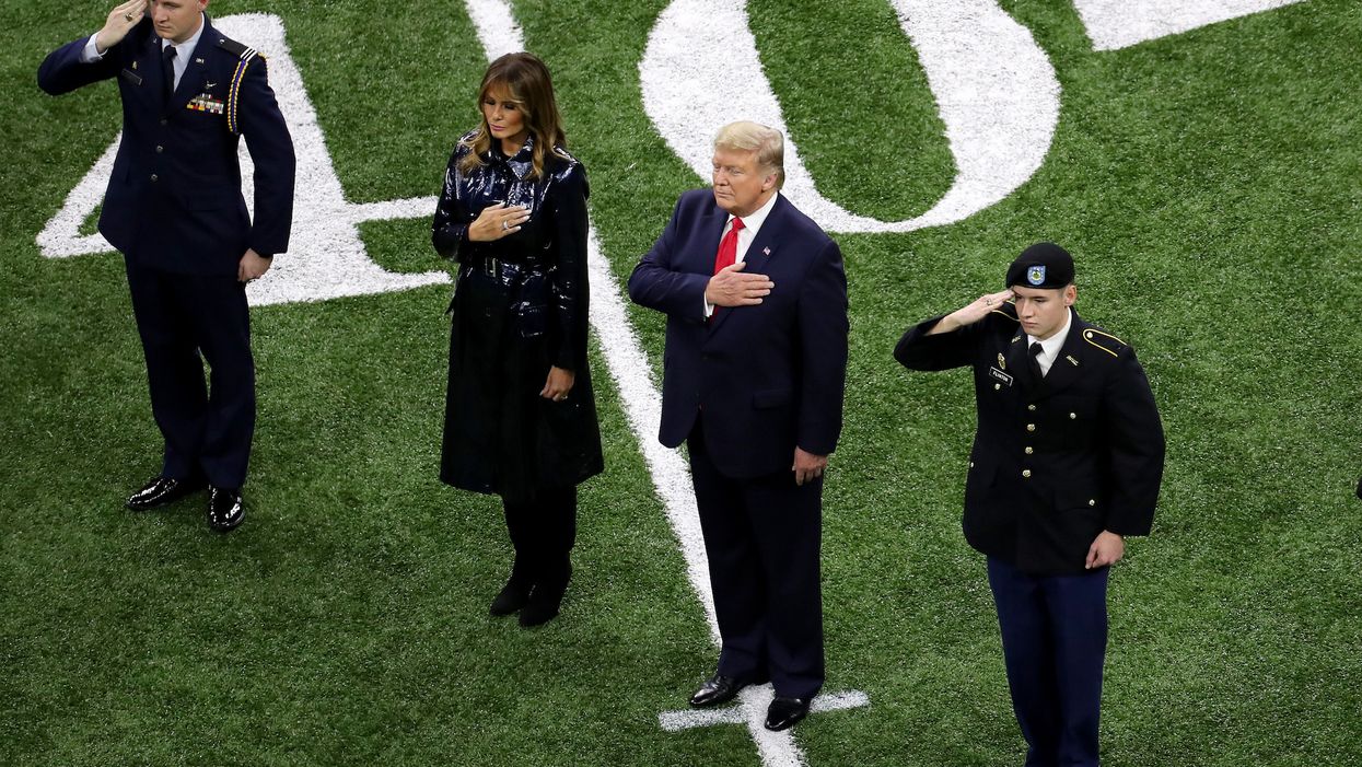 Minnesota 'teacher of the year' decided to kneel in protest at LSU Clemson game when she found out Trump was attending