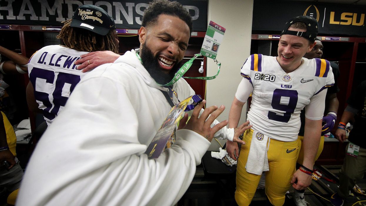 Police issue battery warrant for NFL star who spanked an officer in LSU's locker room after national title game
