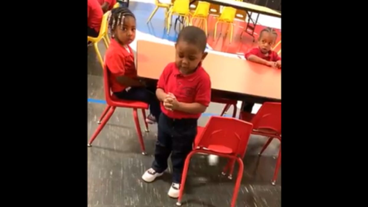 Video of 3-year-old boy blessing food at preschool goes viral