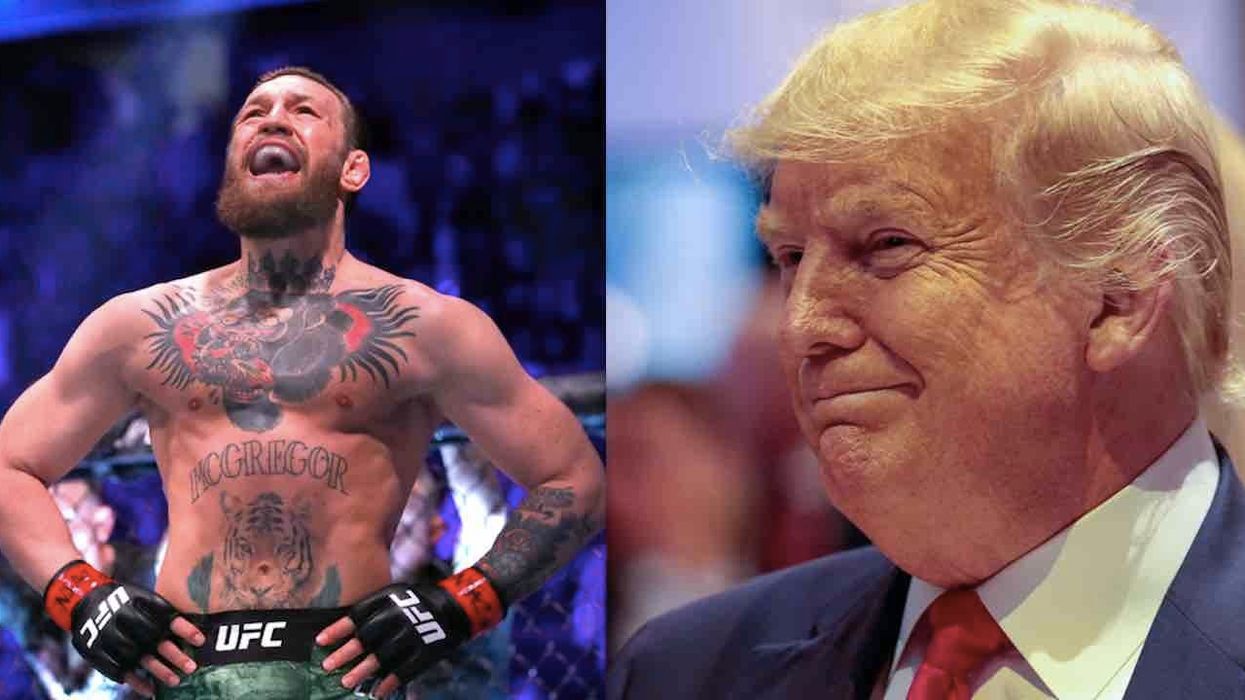 Left-wing mob rips UFC superstar Conor McGregor for praising Trump as 'quite possibly' greatest president of all time