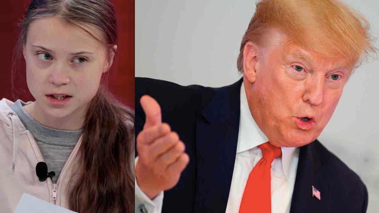 Teen activist Greta Thunberg scolds world leaders on climate — 'our house is still on fire' — but President Trump isn't singing her tune
