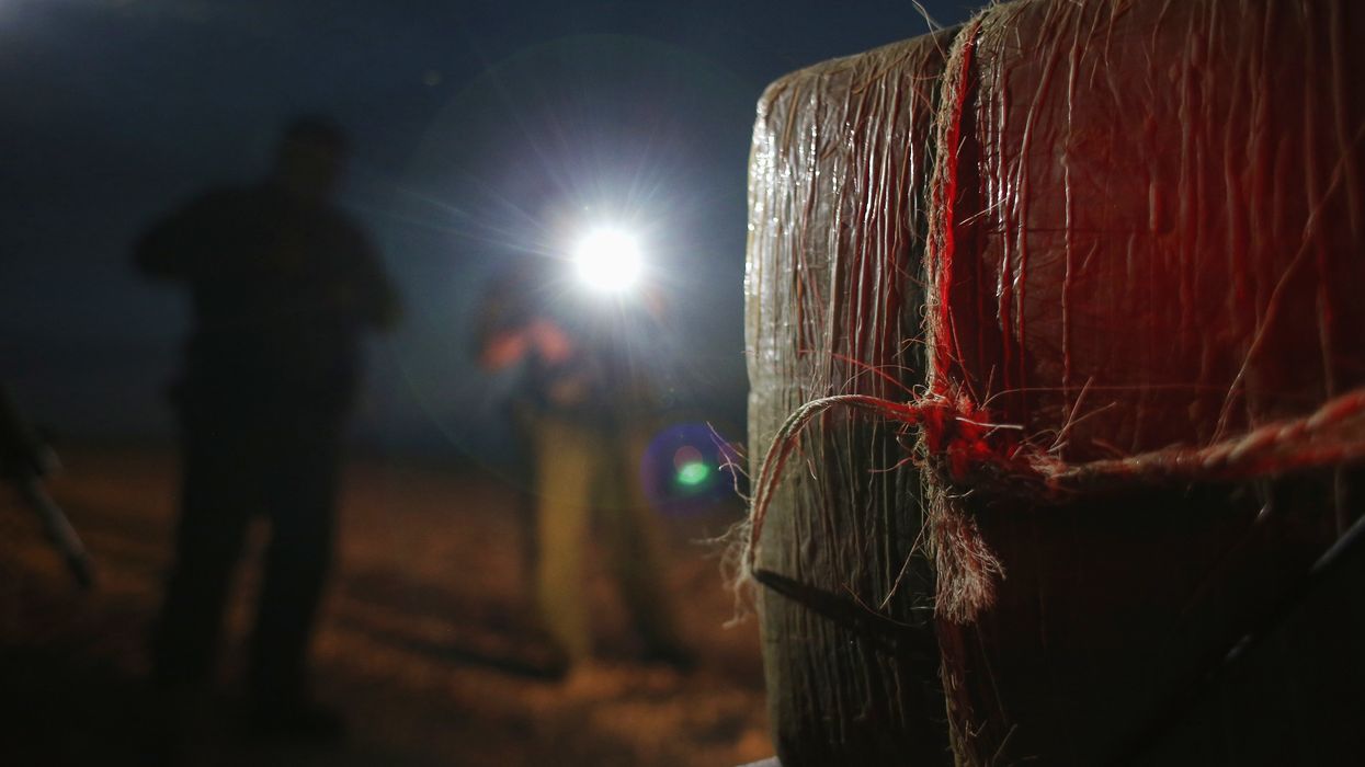 Border Patrol nabs granny who was allegedly attempting to smuggle more than 200 pounds of meth through the border