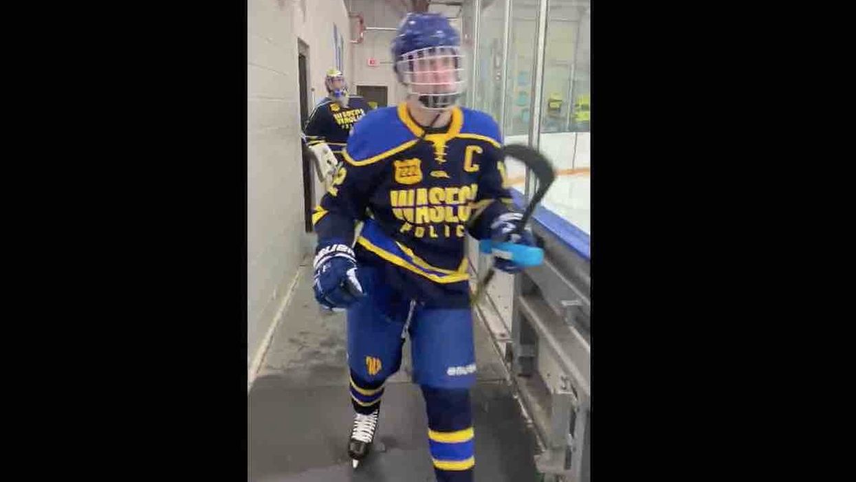 HS hockey team wanted to wear jerseys honoring cop shot in line of duty. But league officials nix idea — and get called 'beyond ridiculous.'