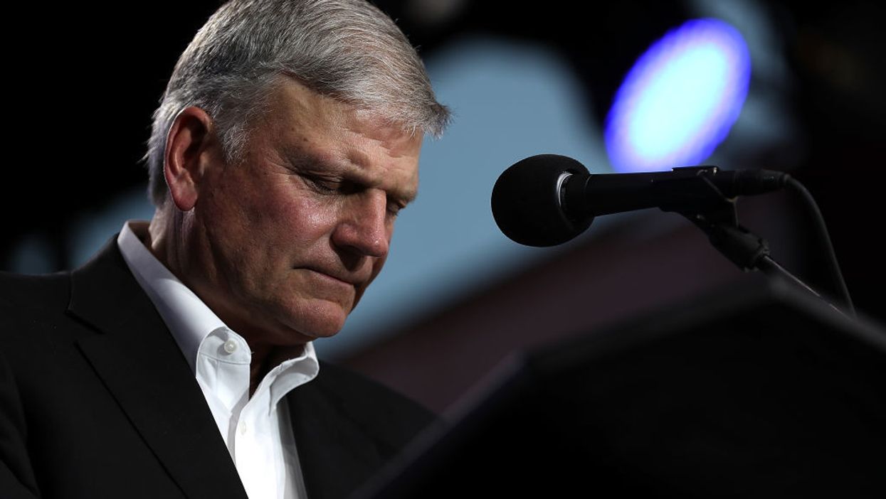 Franklin Graham had an event canceled in the UK because he views homosexuality as a sin — he responded with the gospel