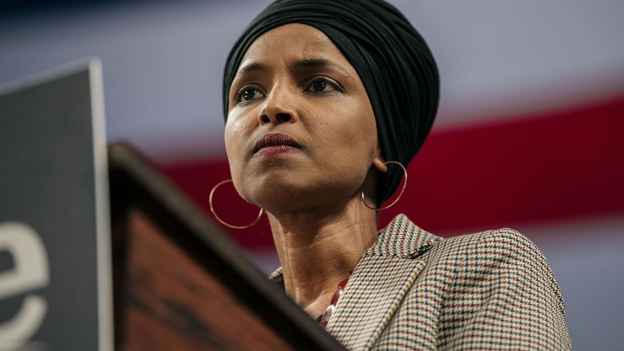 Ilhan Omar introduces bill to block Trump from implementing 'Muslim ban'