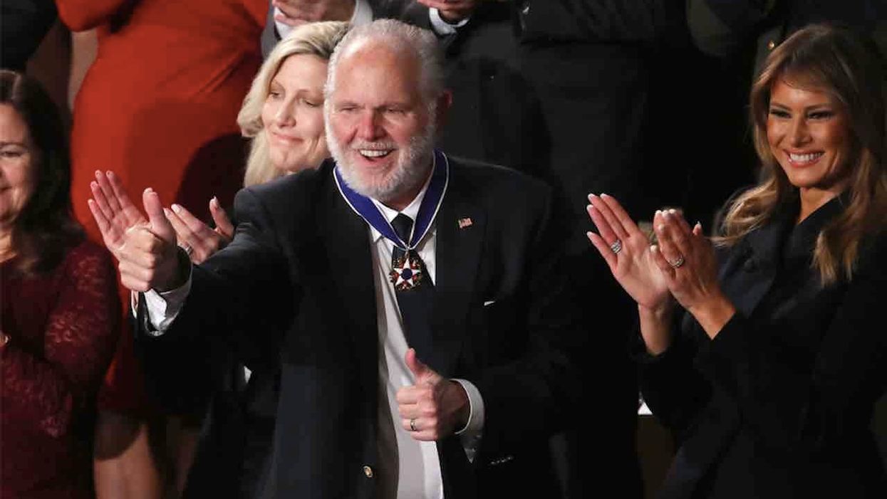 Public school teacher tweets it's 'awesome' cancer-stricken Rush Limbaugh 'is dying' — and gets placed on leave for it