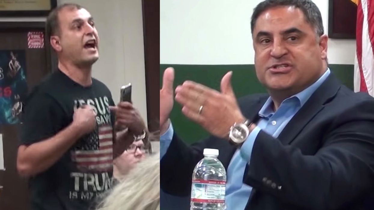VIDEO: CAIR demands hate crime probe into pro-Trump protesters shouting down Democrat candidate calling for 'Trump wife' ban