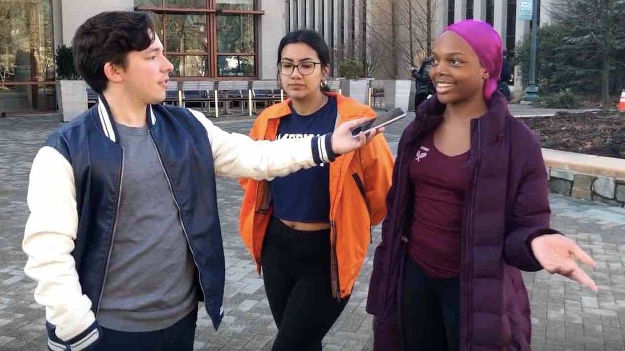 Woke college students: Too many white, male Oscar nominees is a 'problem.' But a couple of them don't stick to the script.