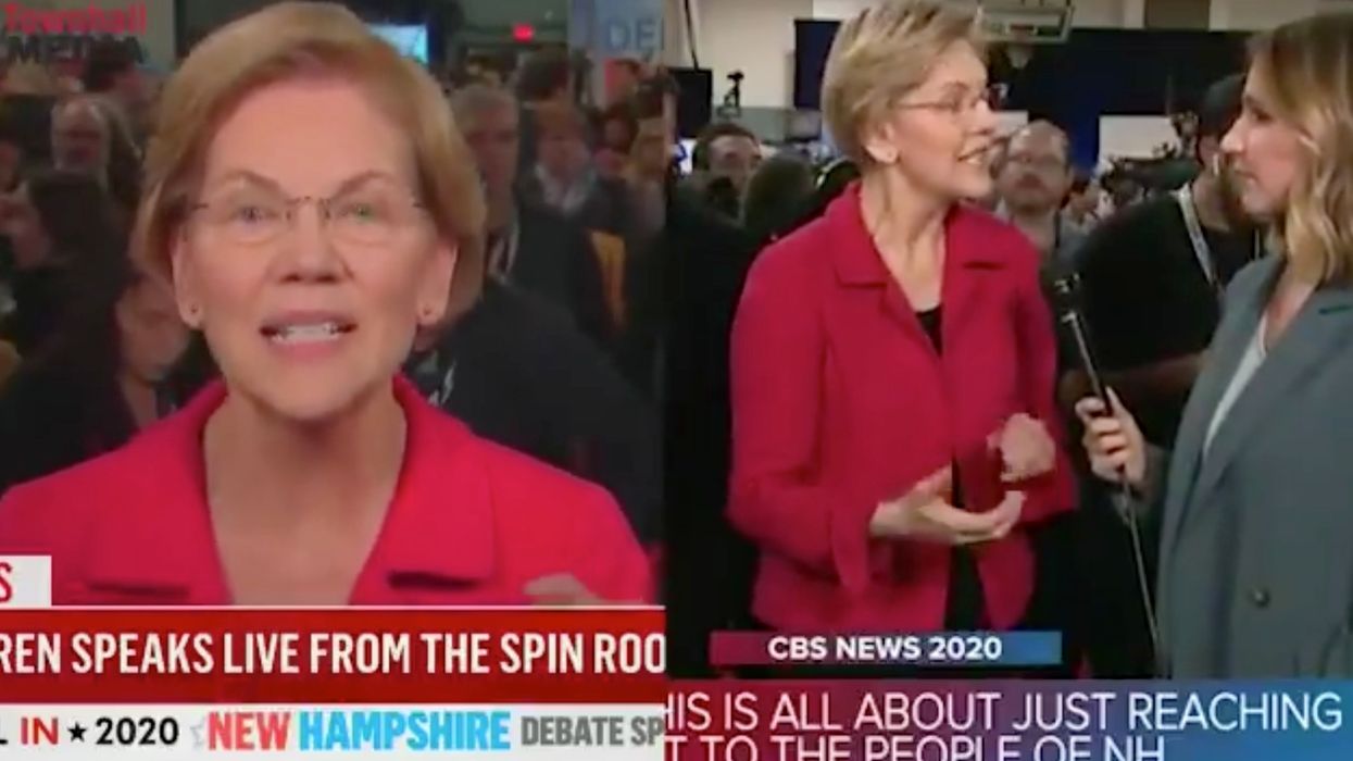 Incredible video exposes just how rehearsed Elizabeth Warren is after Dem debate