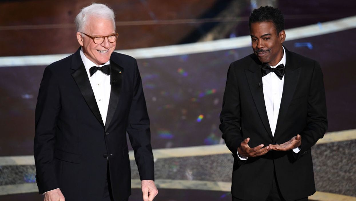 VIDEO: Chris Rock, Steve Martin jab Democratic Party, LA homeless problem at Oscars
