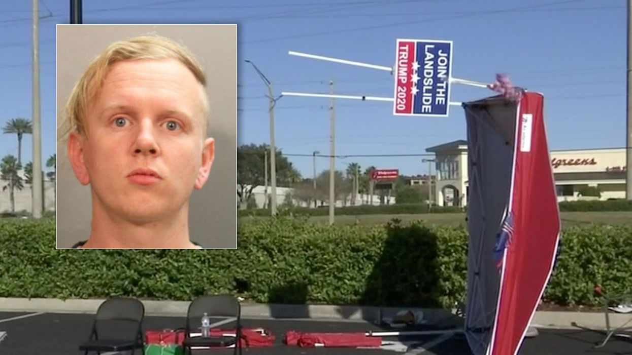 Media spin story of suspected political hate crime in Florida: 'Republicans vow revenge...'
