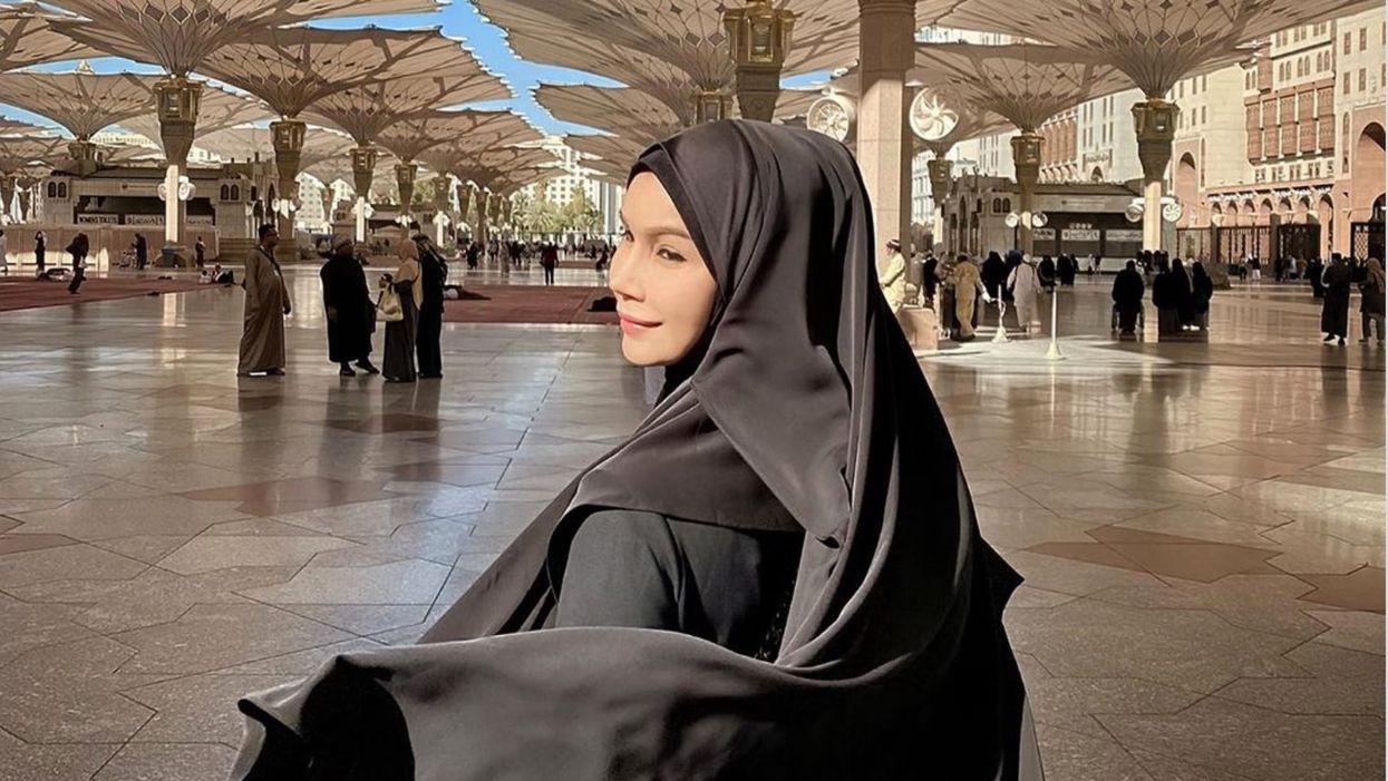 Islamic world outraged at transgender activist posting photos at religious shrines while wearing garb for women