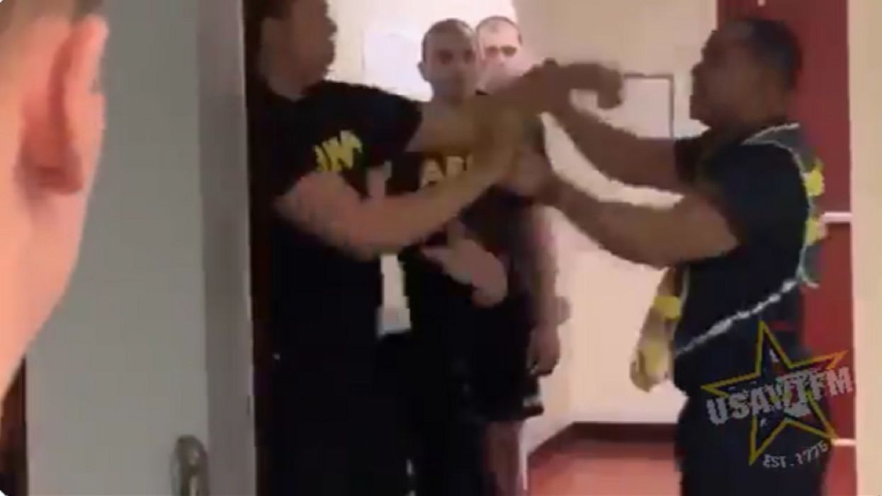 Army drill sergeant suspended after physical altercation with trainee caught on video