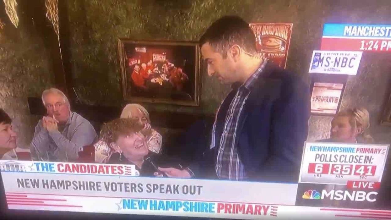 New Hampshire resident tells MSNBC that its anti-Bernie Sanders coverage made her 'angry,' inspired her to vote for him in primary