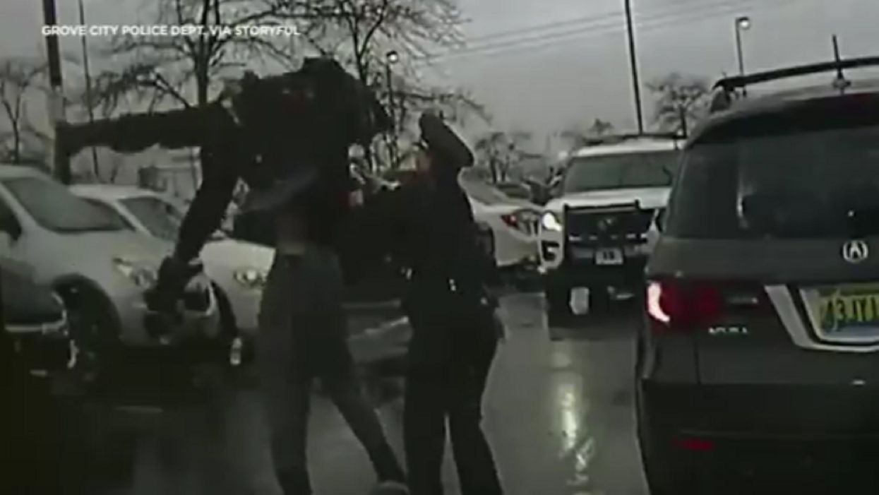 Dashcam footage shows college football player bodyslamming police officer during arrest