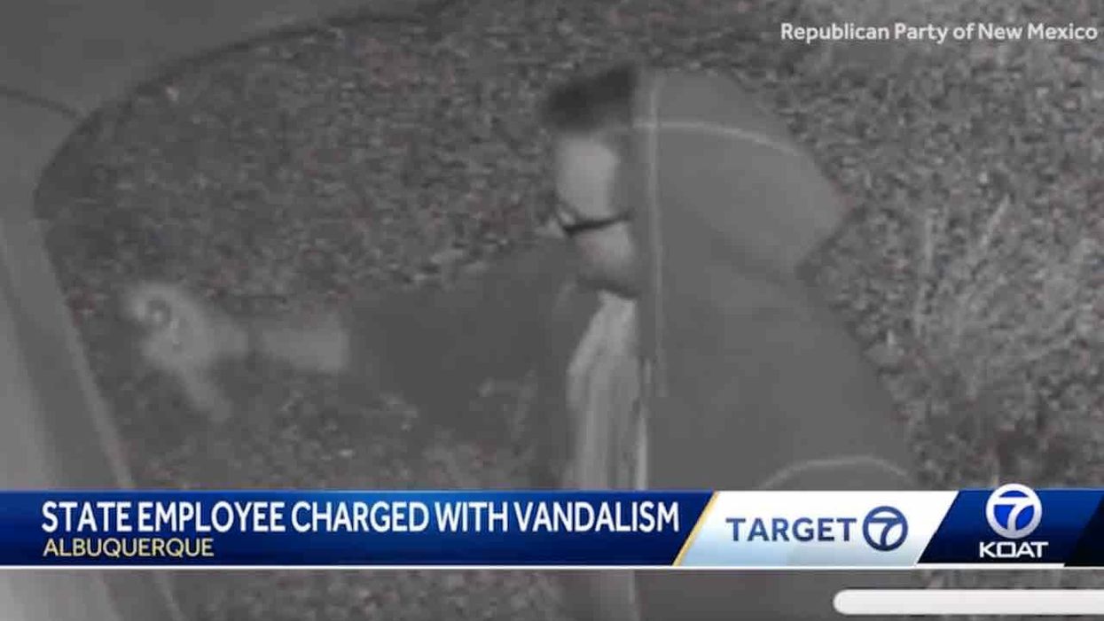 State employee 'heavily involved with the Democratic Party' arrested for allegedly vandalizing GOP headquarters in New Mexico