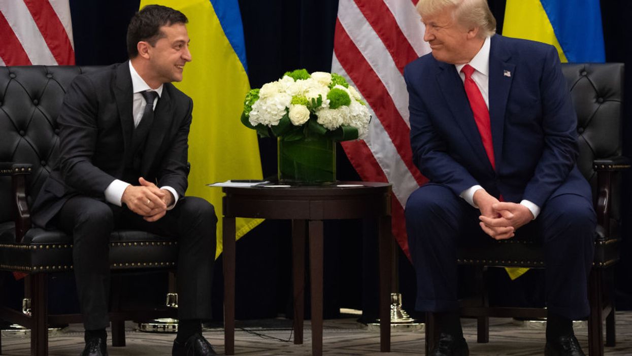 Ukrainian president slams Trump impeachment as a 'soap opera,' undermines key Dem argument