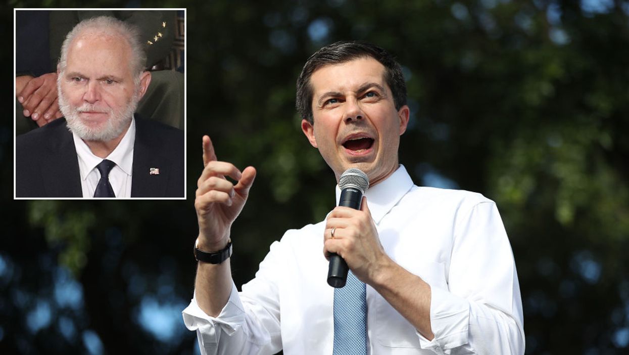 Pete Buttigieg slams Rush Limbaugh for being 'lectured on family values' over gay marriage