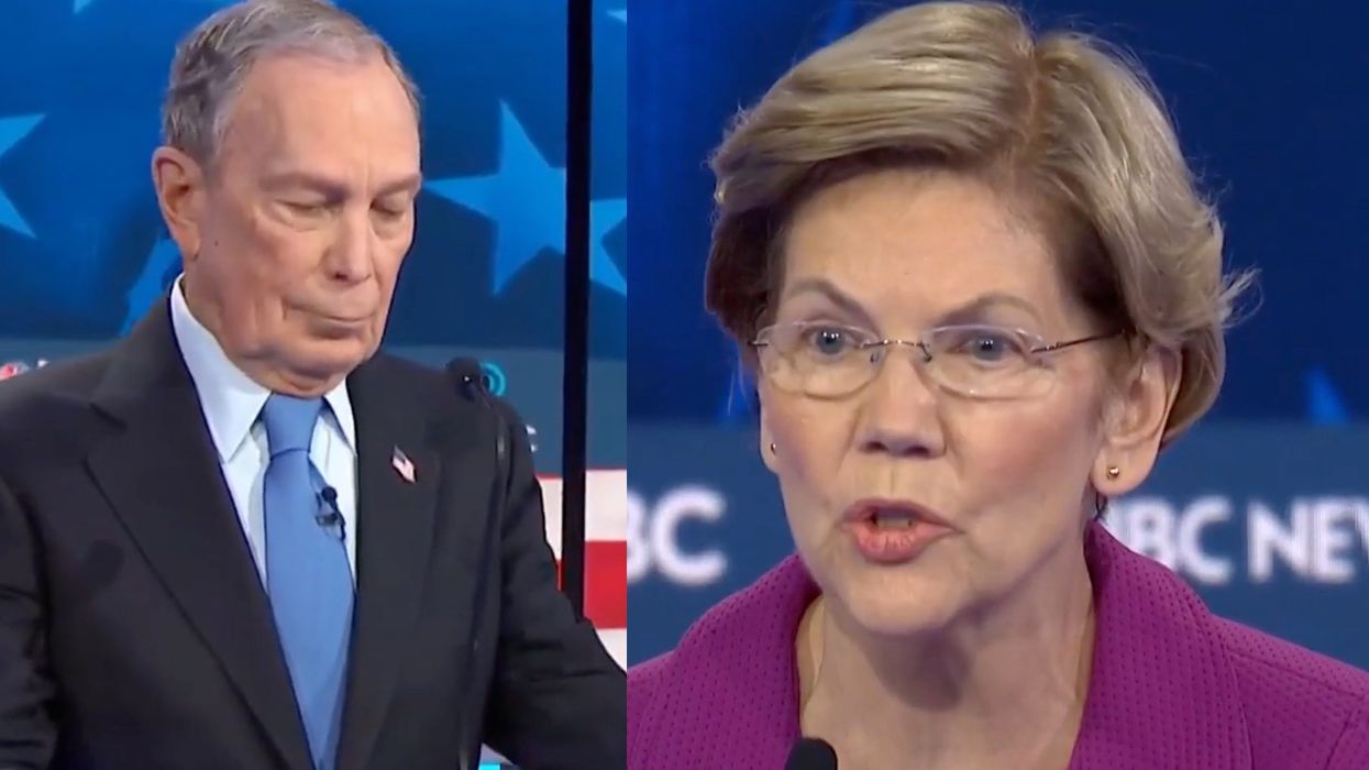 VIDEO: Liz Warren opens Democratic debate with blistering attack on Mike Bloomberg